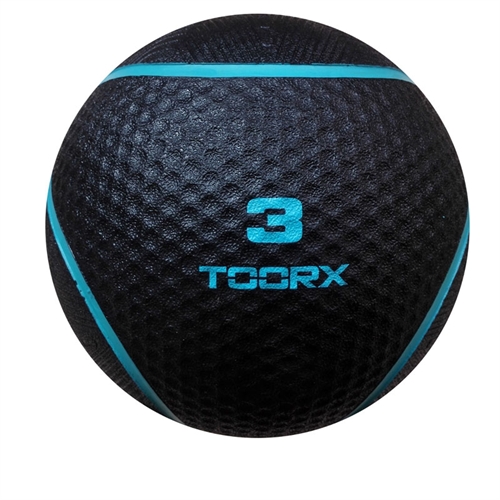 Toorx Medicinbold - 3 kg i sort og blå